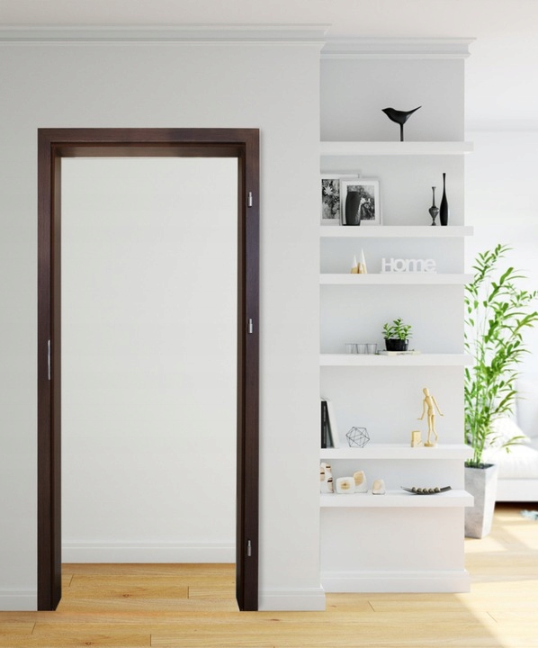 OŚCIEŻNICA REGULOWANA FUTRYNA DO DRZWI ZAKRES 21.5-30.5 cm Minimalna grubość muru 215 mm