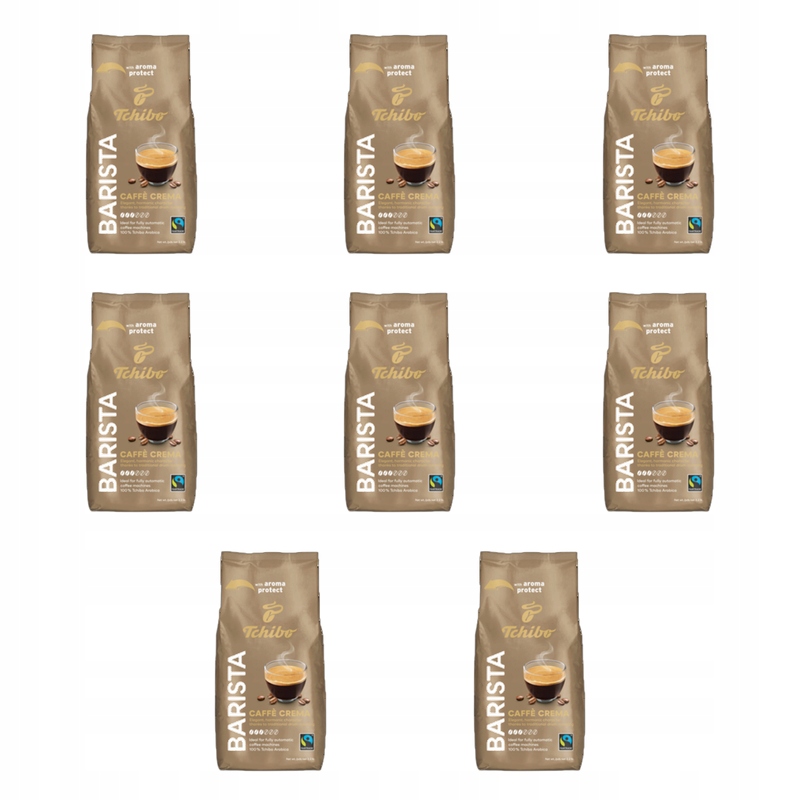 Káva Tchibo Barista Caffe Crema 1000 g zrnková X8