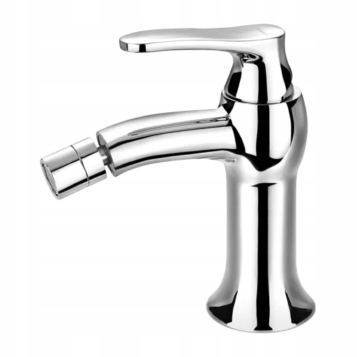 Art Deco bidetová batéria, chrómový lesk