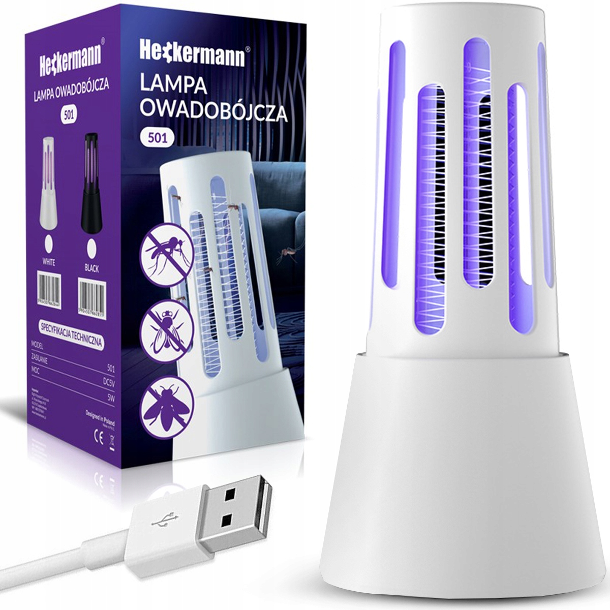 

Lampa Owadobójcza Uv Na Komary Muchy I Inne Owady
