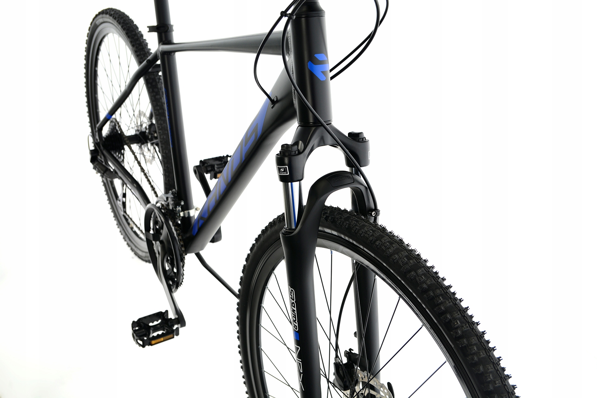 Rower crossowy 28 Kands Canavaro M21 czarno-niebieski mat 2024 Materiał ramy aluminium