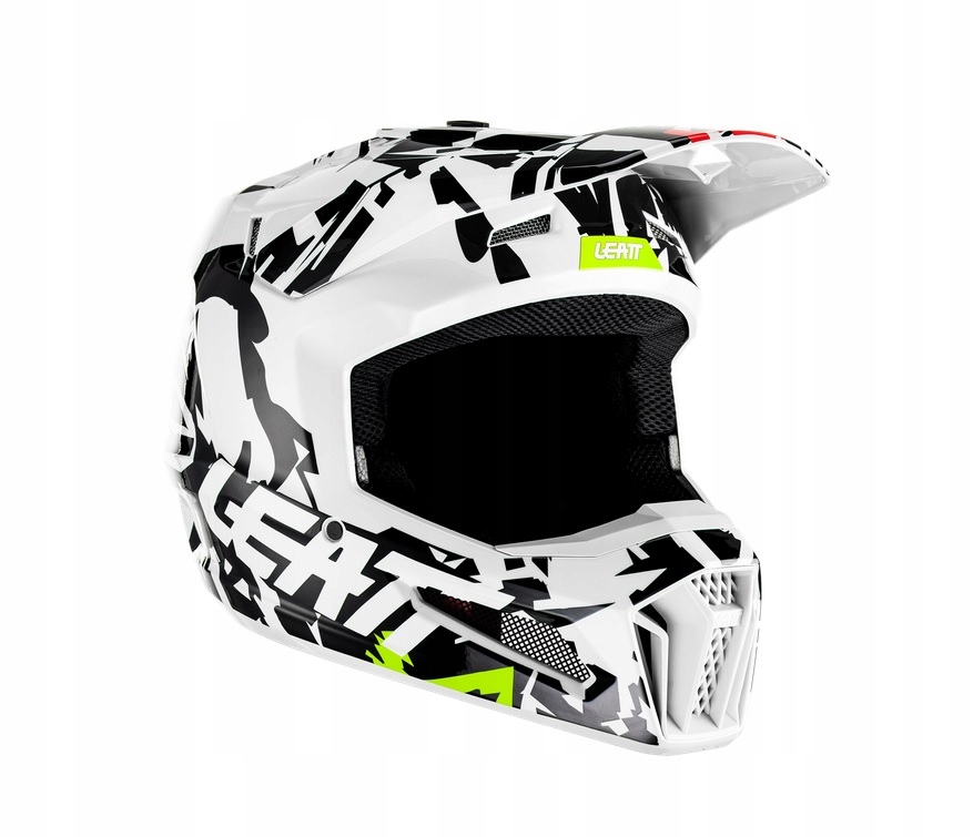LEATT KASK MOTO 3.5 Dziecięcy Zebra L