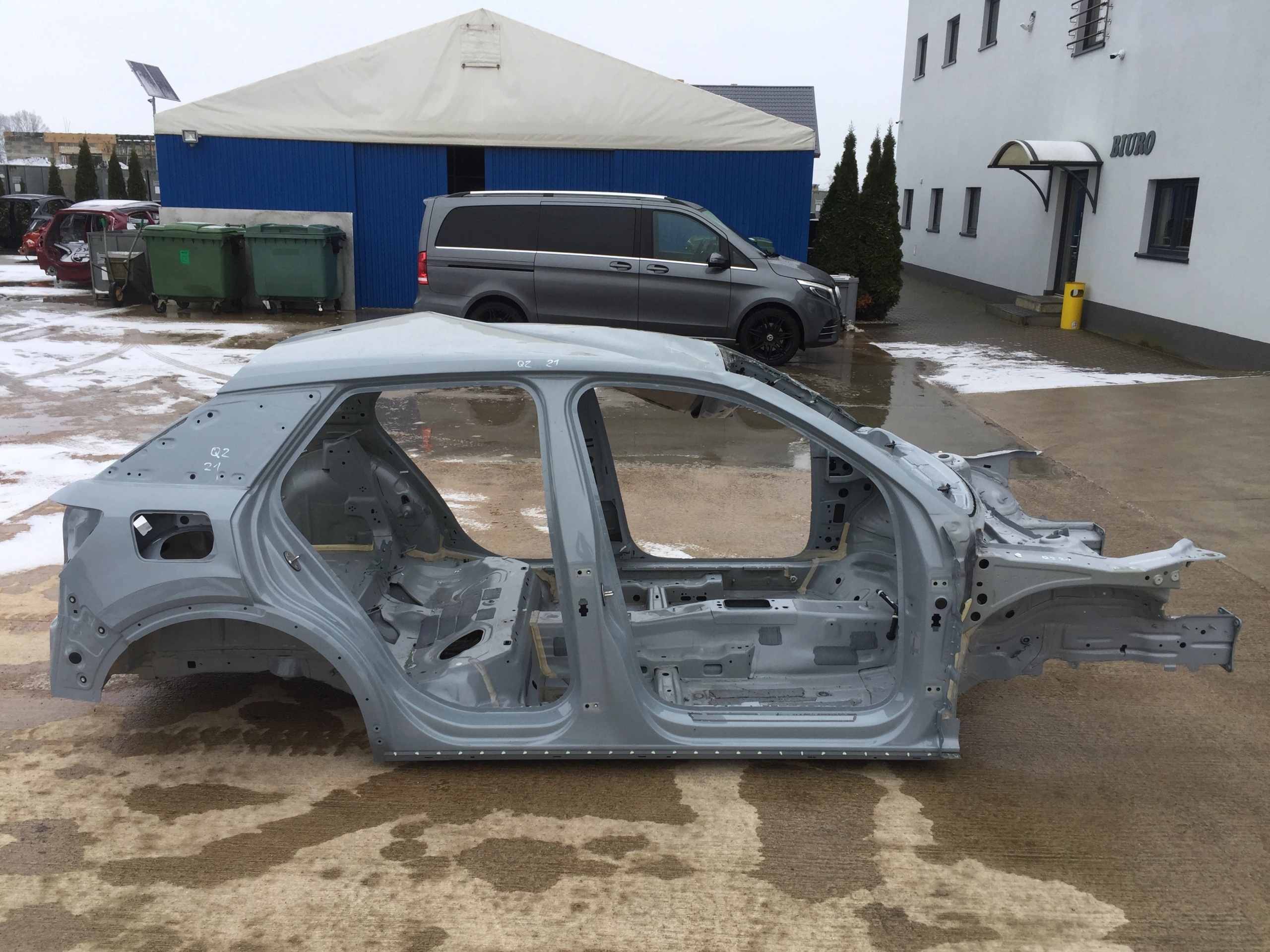 AUDI Q2 81A 2021 ĆWIARTKA PRAWY Z WANNĄ PASEM TYŁ