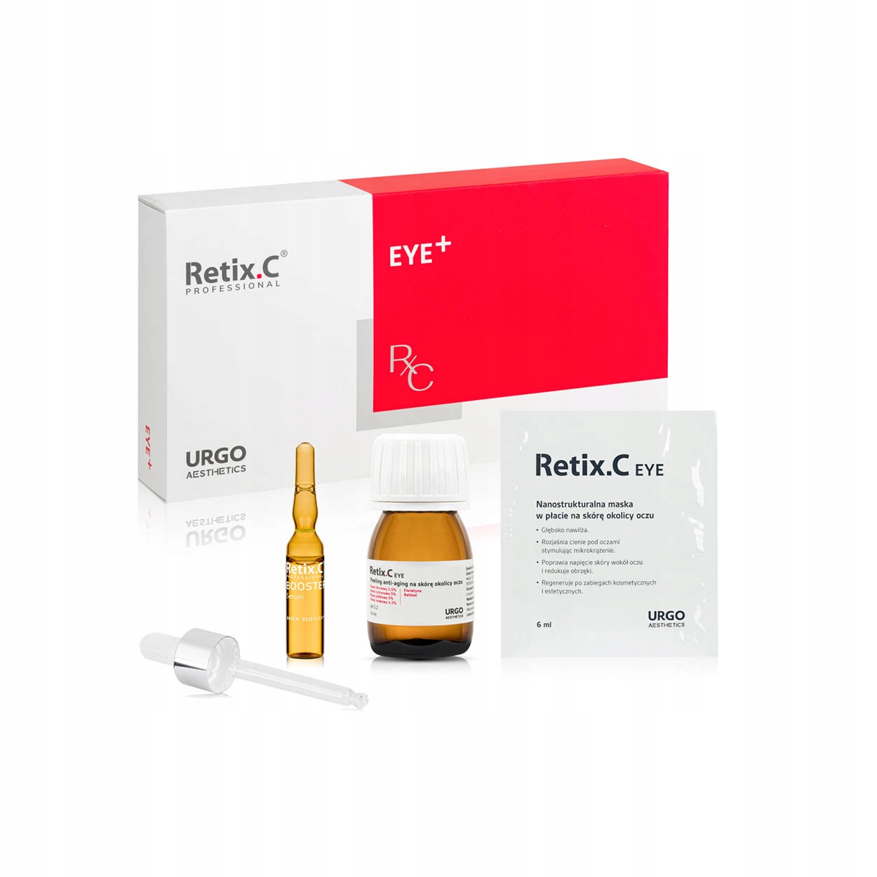 Retix.c Eye Plus Zestaw anti-aging na skórę okolicy oczu (6 zabiegów)