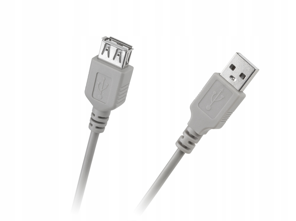 Kabel Usb typu A wtyk- gniazdo 1,8m Lechpol Electronics