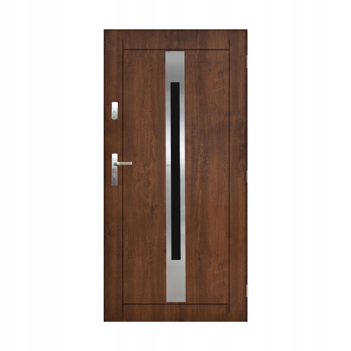 Drzwi wejściowe LILLE Orzech 90 Prawe PANTOR