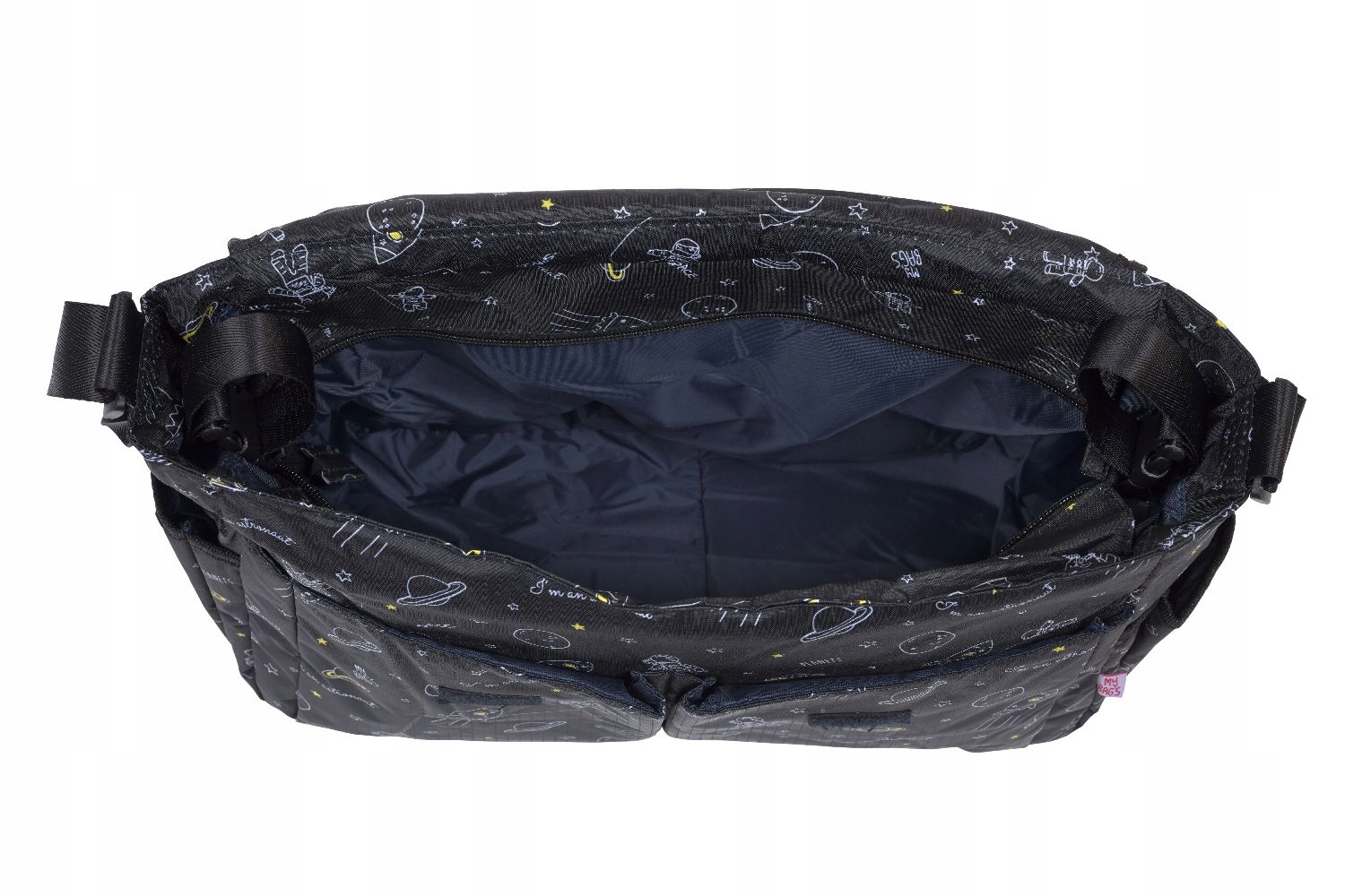 My Bag's Torba do wózka Flap Bag Cosmos Wysokość 38 cm
