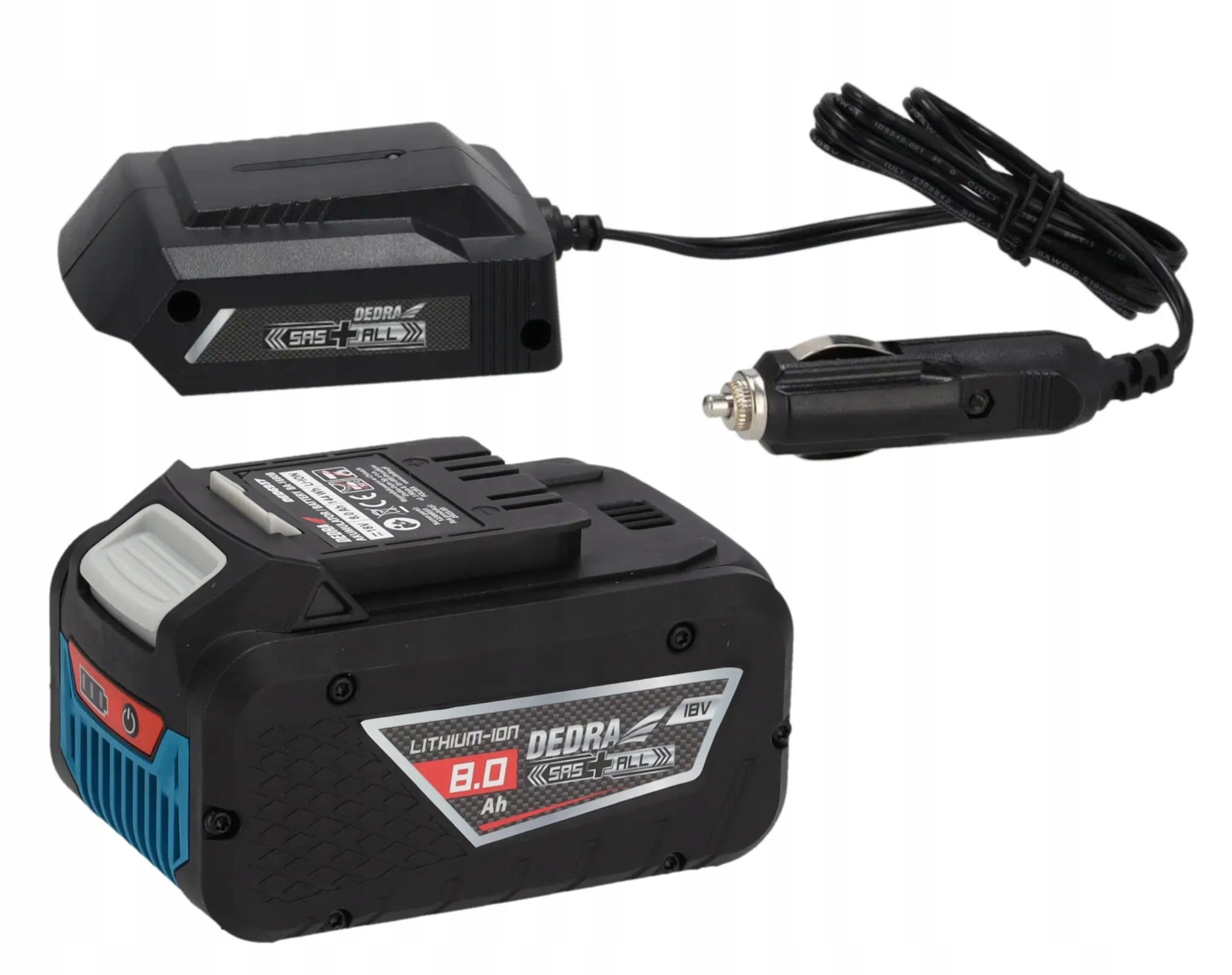 Dedra DED6937 Akumulator 8Ah 18V Li-lon Sas+all Ładowarka