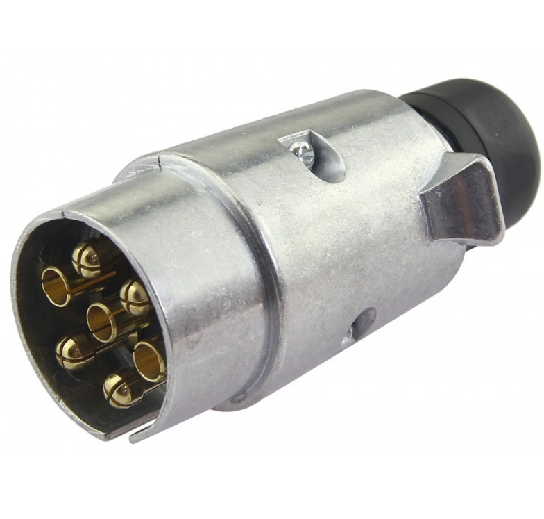

Wtyczka gniazda przyczepy aluminiowa metalowa 7pin