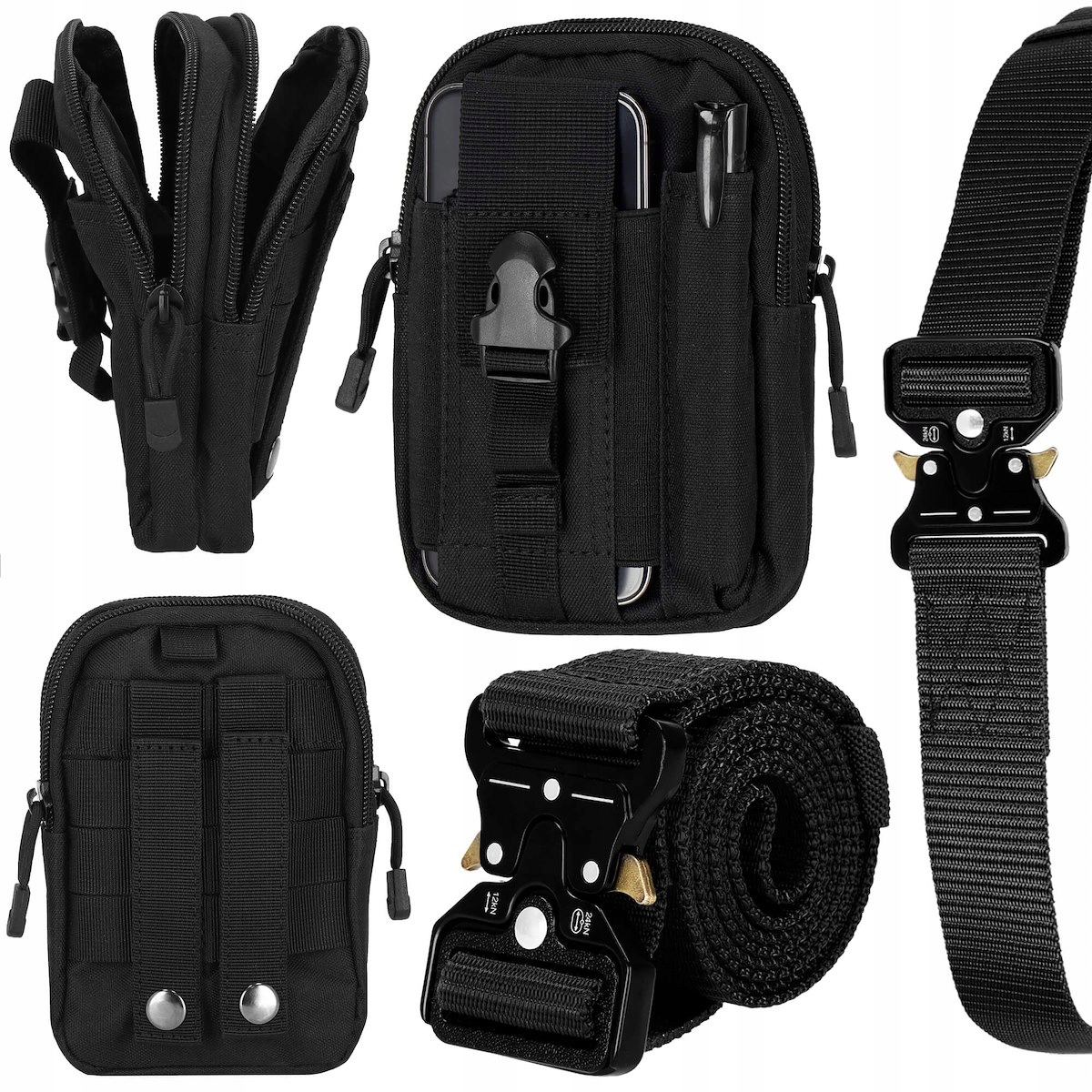 SASZETKA NERKA TAKTYCZNA WOJSKOWA KIESZEŃ BIODRÓWKA+PAS TAKTYCZNY MILITARNY Kod producenta CS0065+CS0055