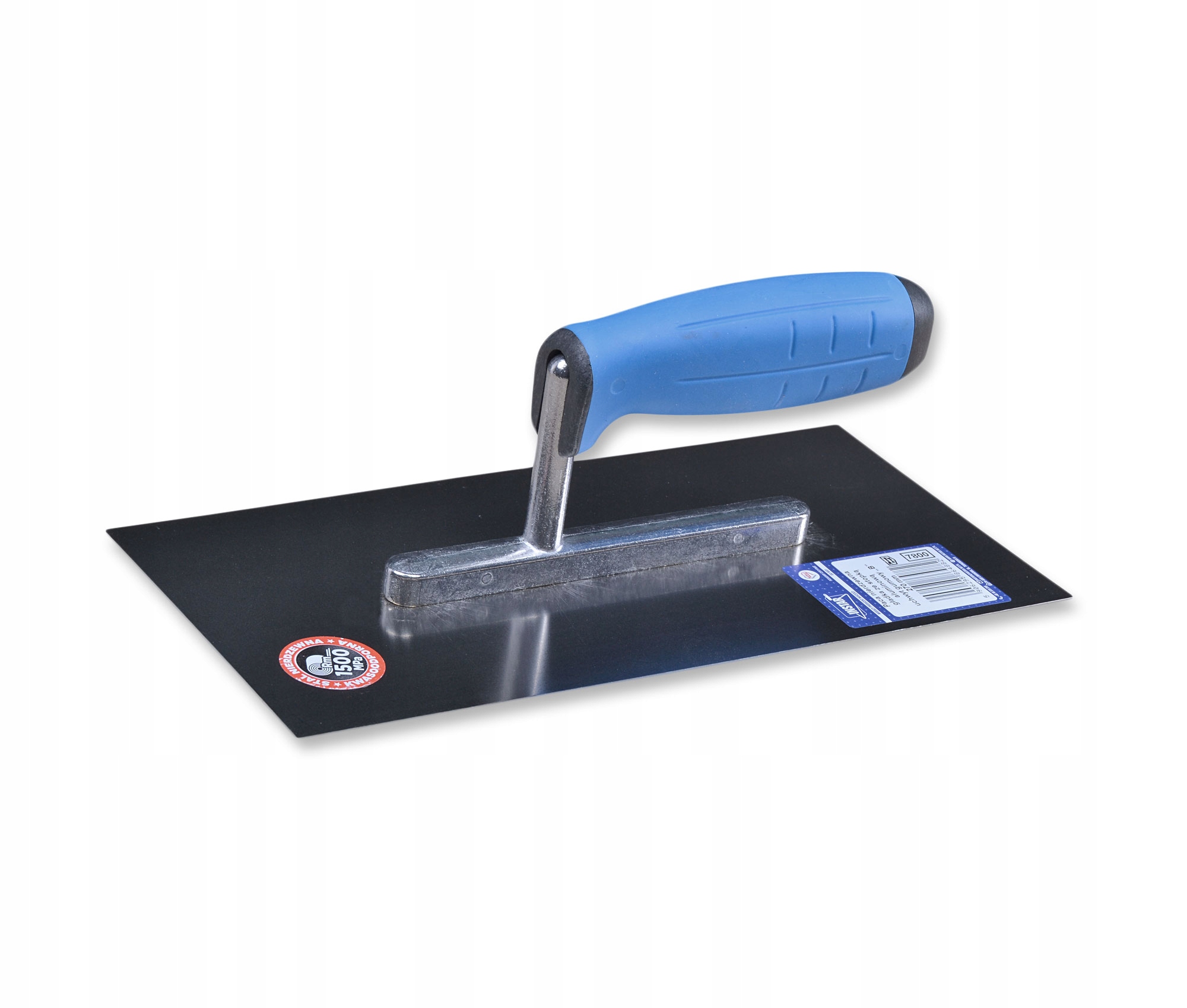 PACA NIERDZEWNA GŁADKA AL 128x270 MM UCHWYT GUMOWY POLSKA PRODUKCJA