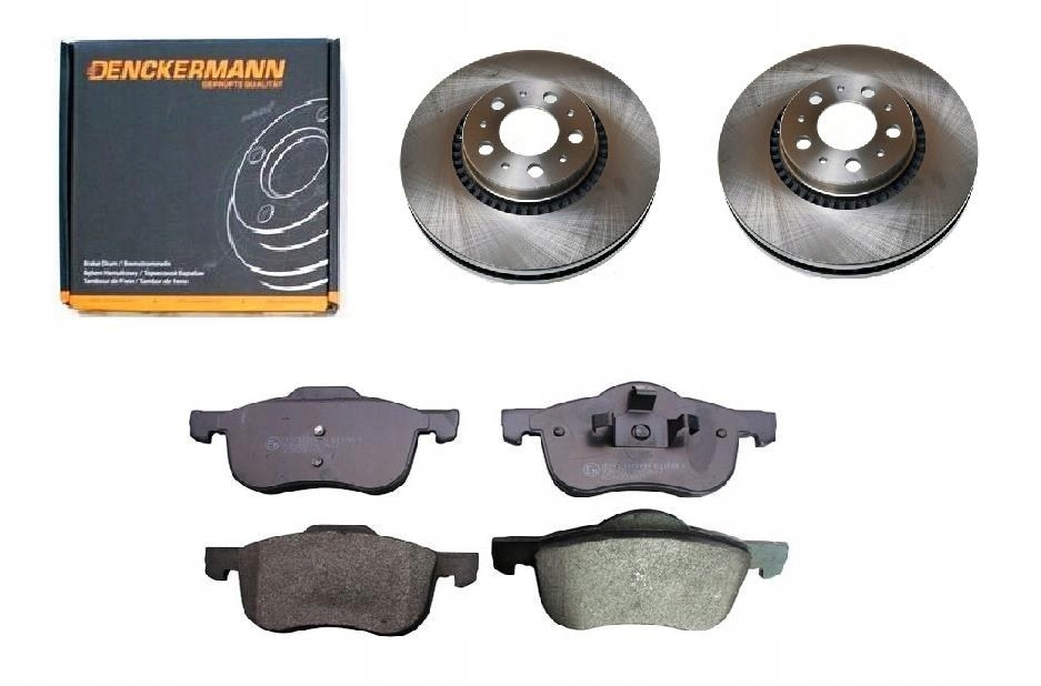 Kotouče Kostky Volvo S60 S80 V70 II Přední Sada 305MM