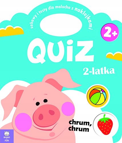 

Quiz 2-latka. Świnka Books And Fun