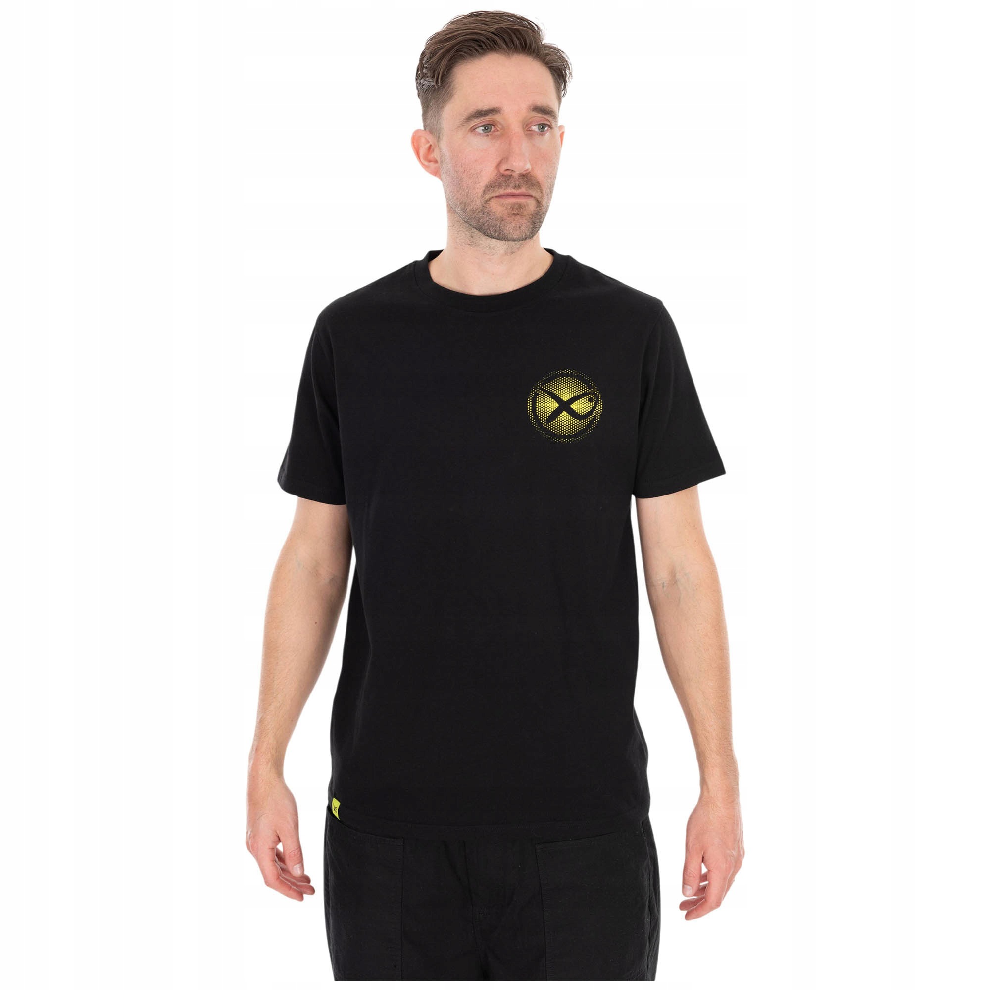 Koszulka Matrix Large Fade Logo T-Shirt Black Lime L