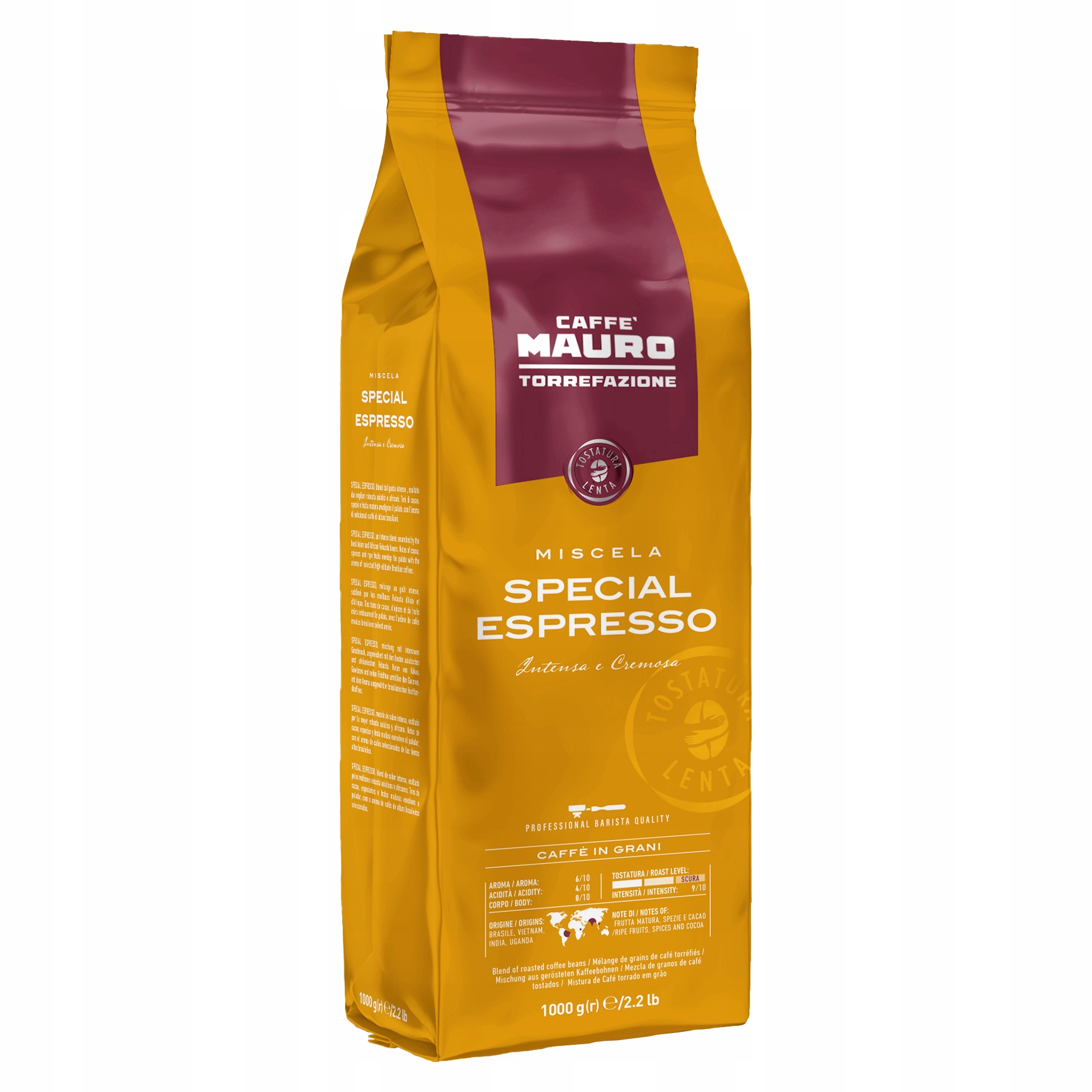 Caffe Mauro Kawa ziarnista mieszana Miscela Special Espresso 1000g