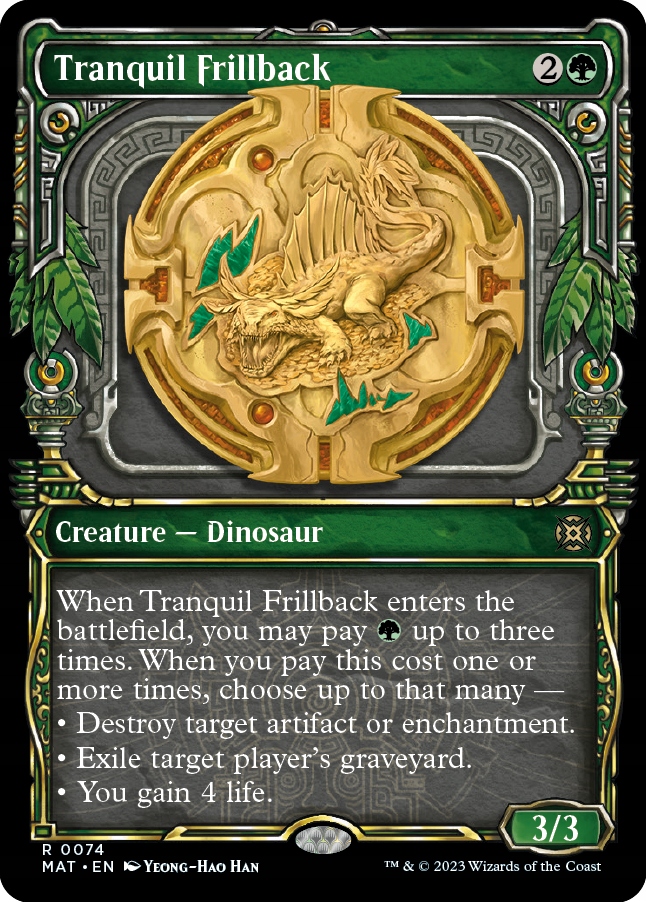 Mtg Tranquil Frillback *Showcase* (r)