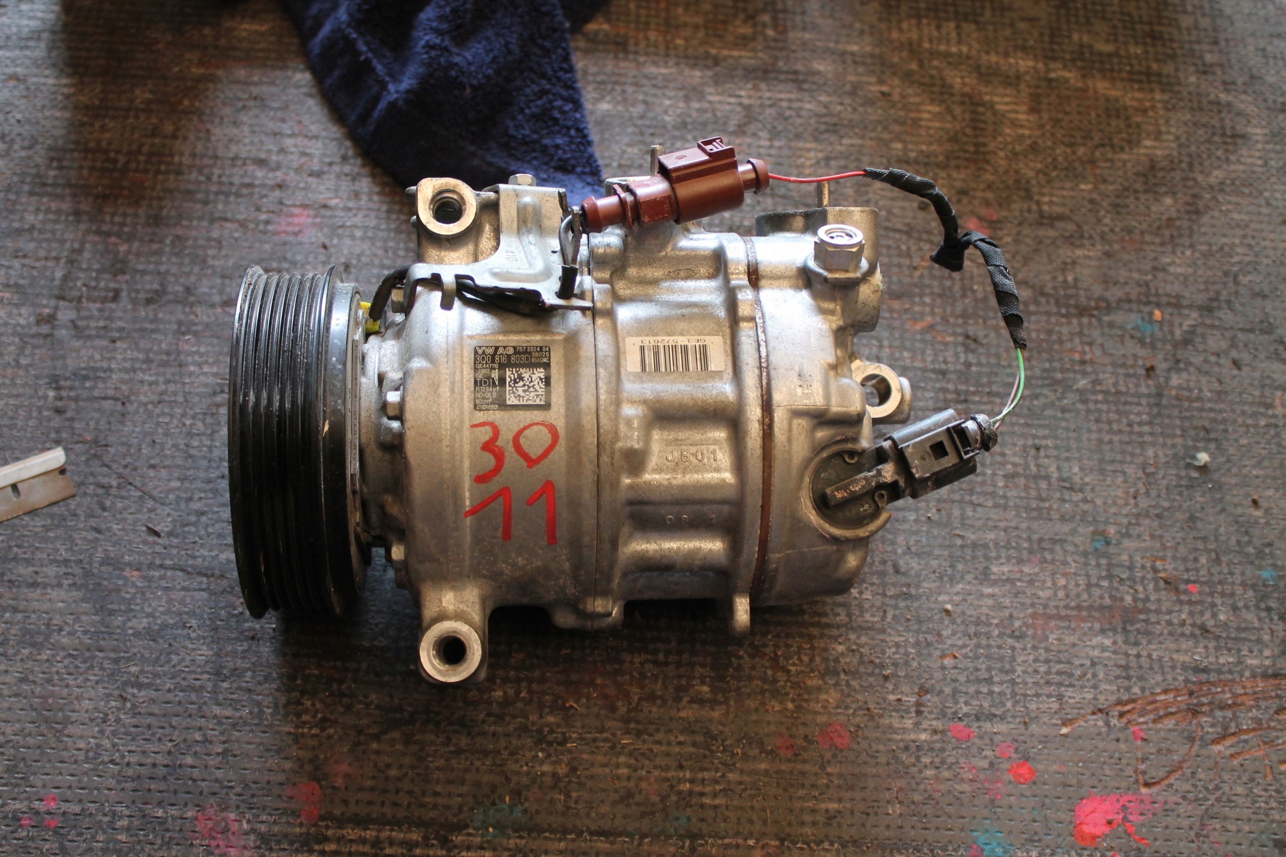 3011. Klimakompressor klimaanlage AUDI 3Q0816803D