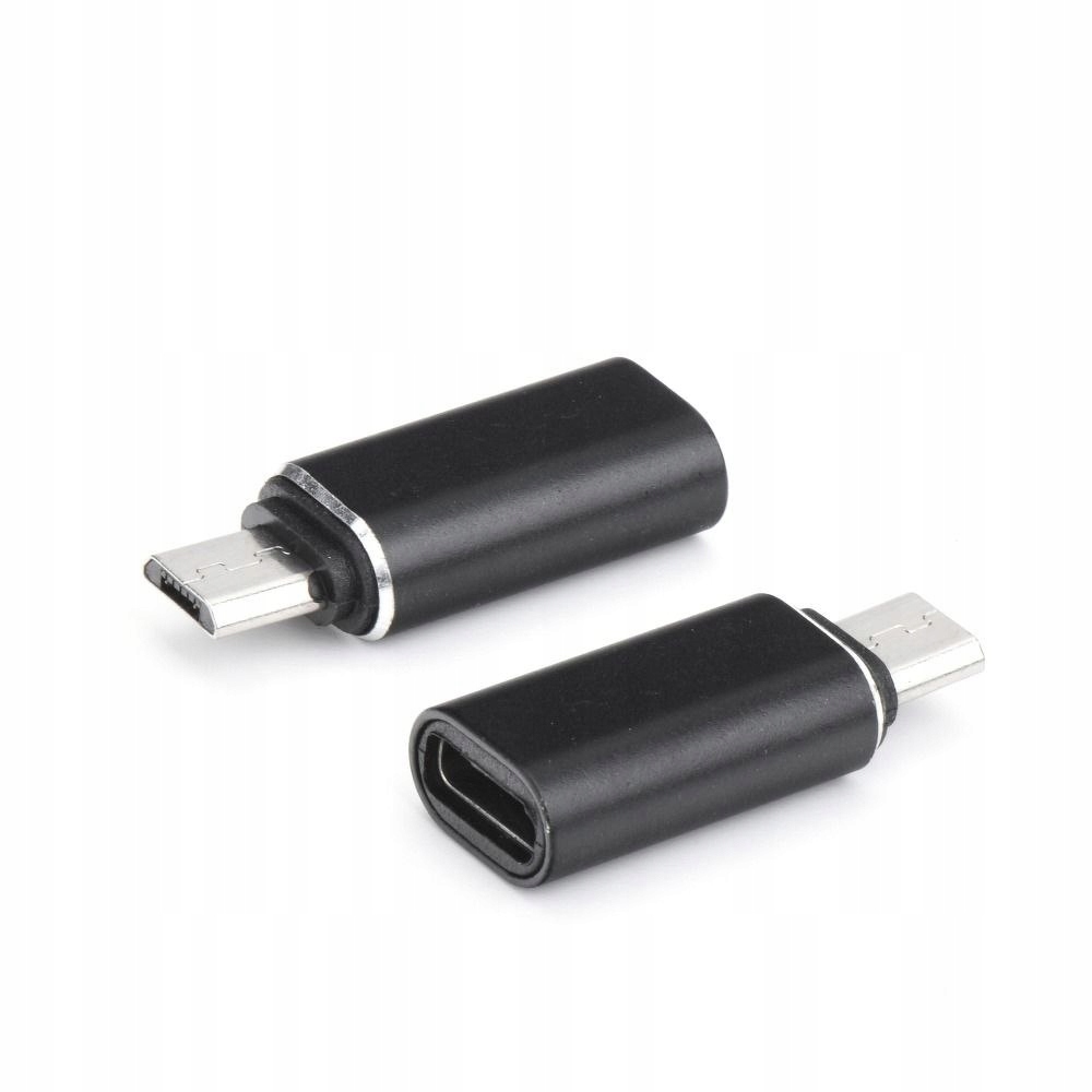 Adapter Typ C (żeński) do Micro Usb (męski) czarny