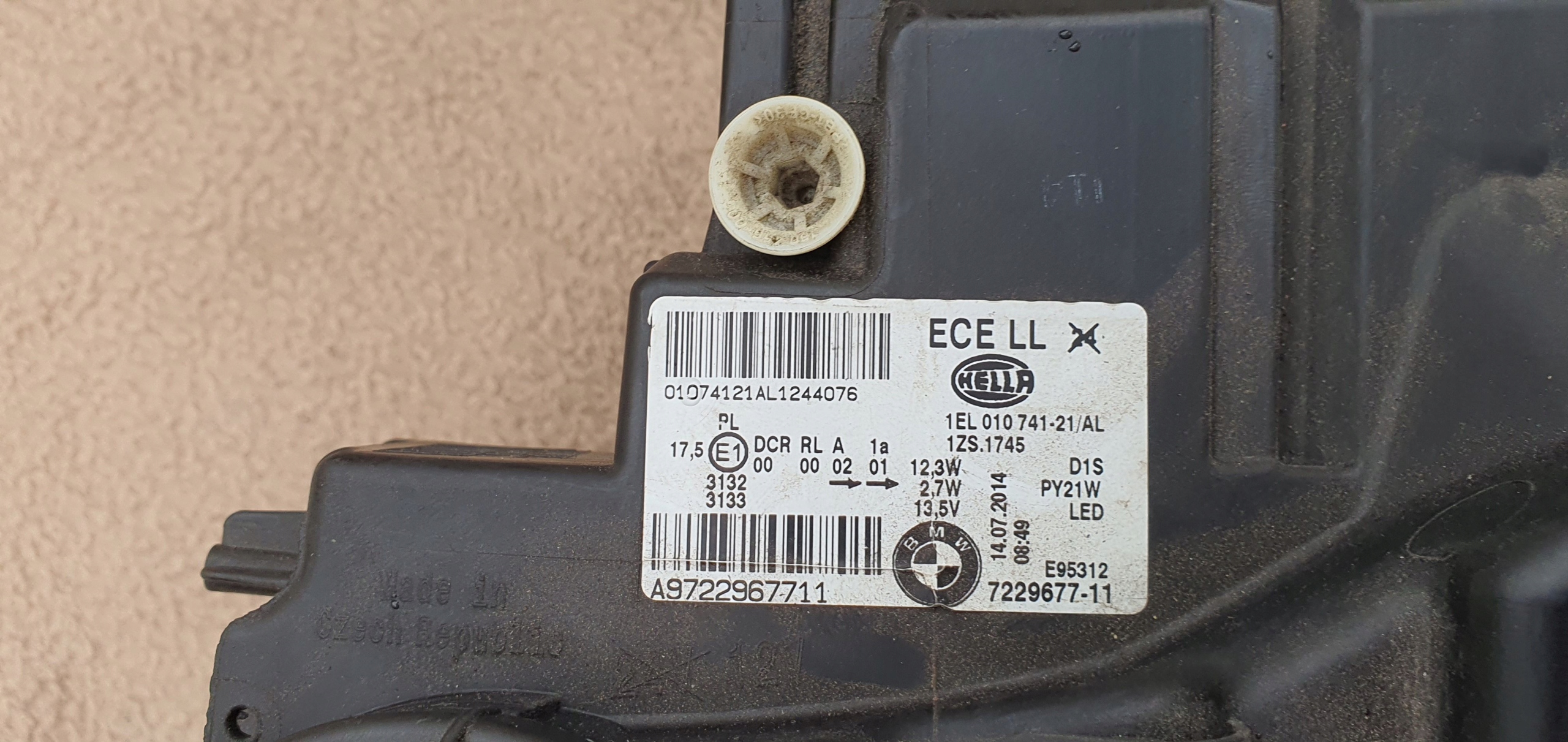 BMW 1 F20 F21 XENON LED LAMPA LEWA SCHEINWERFER BEIFAHRERSEITE 7229677 -11 Marka BMW