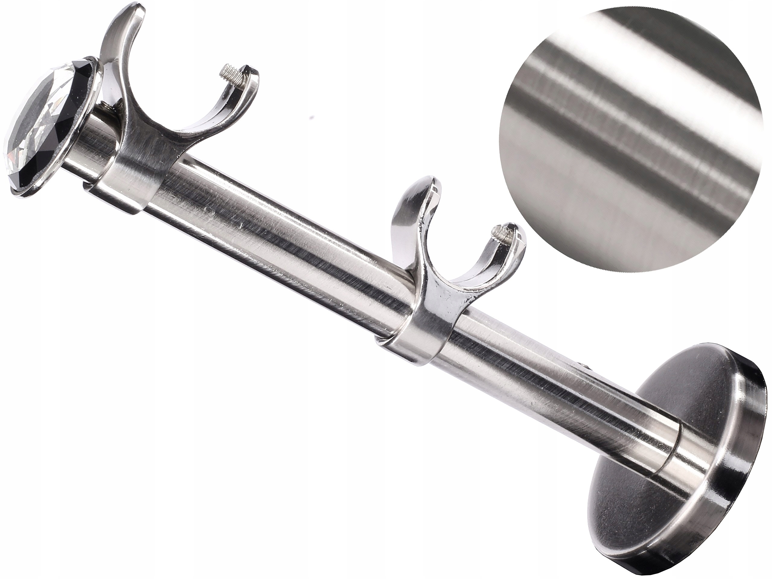 25+19 mm WSPORNIK Podwójny ROYAL karnisz STAL