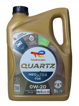 Olej 0w20 5 l quartz ineo xtra fde c6/c5 sp dex 0W20 Xtra Fde 5L Total