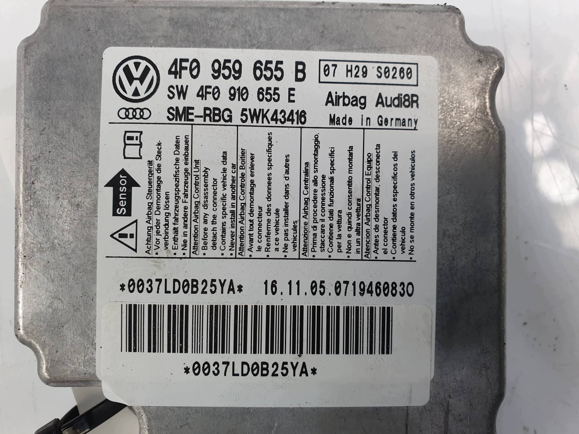 upravljačka 4F0959655B AUDI A6