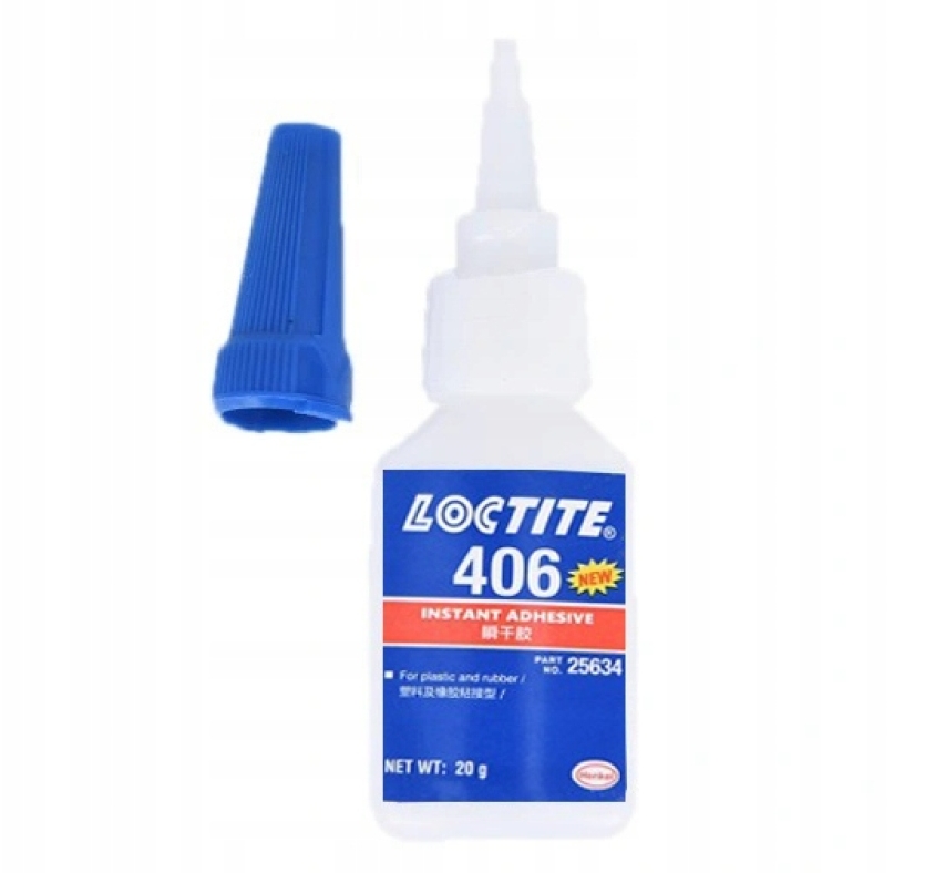 401 406 415KLEJ BŁYSKAWICZNY PRISM OGÓLNY CEL SUPER KLEJ - PLASTIK I GUMA Typ Cyjanoakrylowe