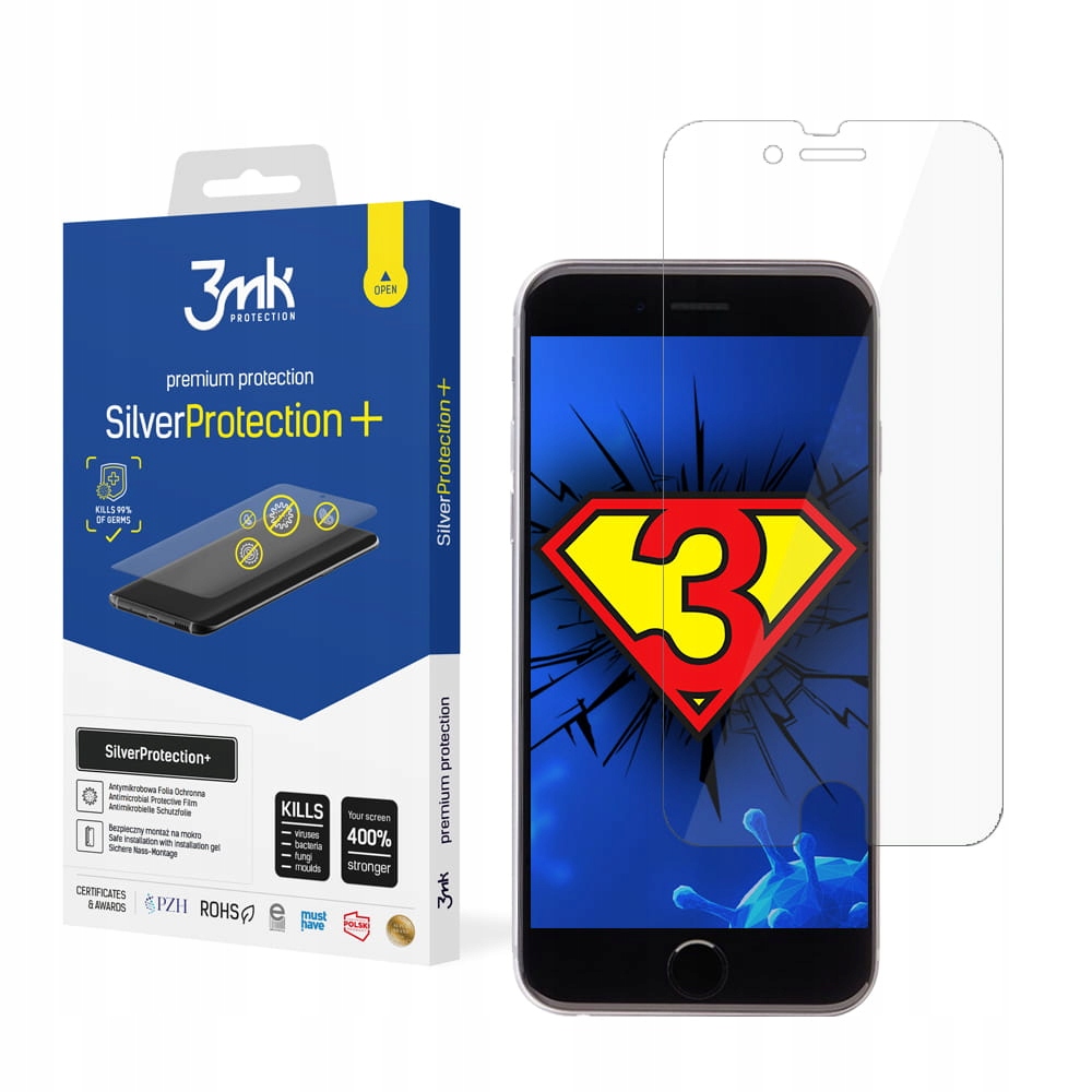 

Folia na cały ekran do iPhone 6 Plus / 6s Plus 3mk