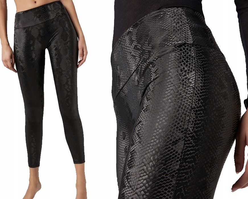 

Calzedonia legginsy Total Shaper imitacja skóry M