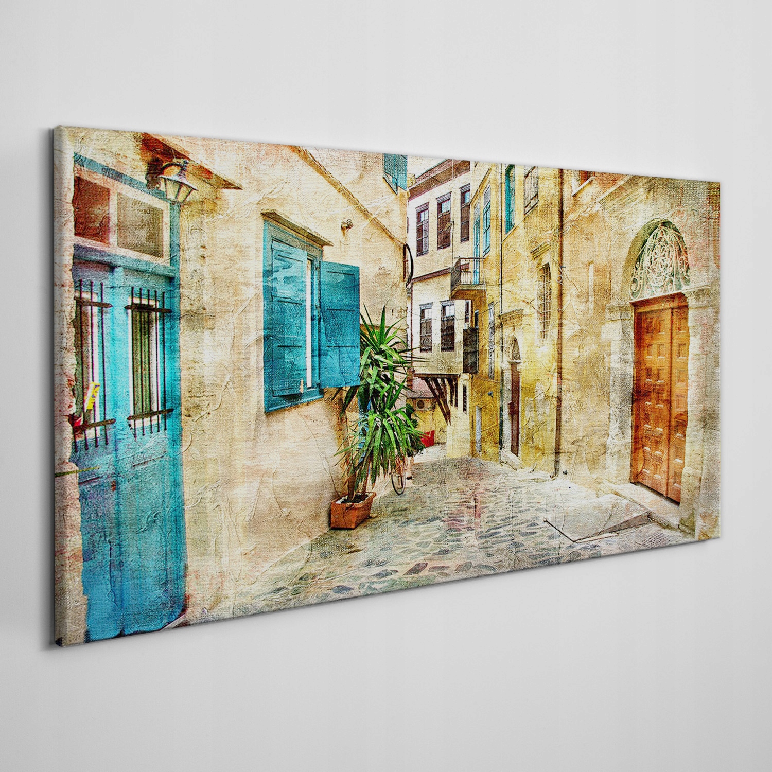 

Obraz płótno Miasto pas ruchu drzwi okna 140x70 cm