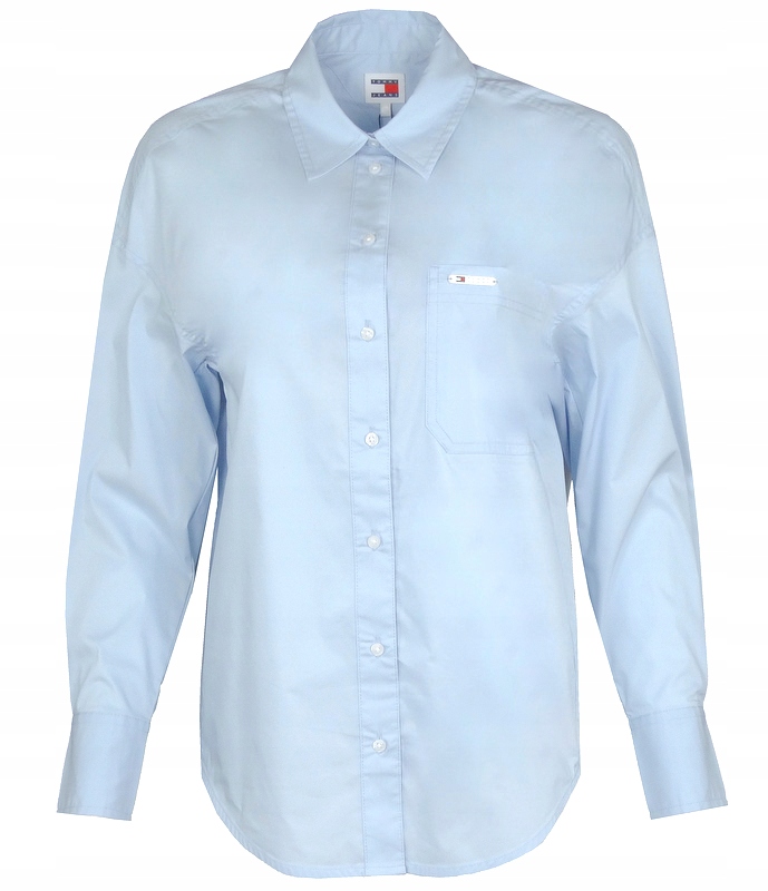 Tommy Jeans dámská oversize košile, modrá, M