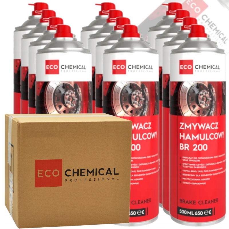 Zmywacz Hamulcowy Do Tarcz Hamulców 500 ML Eocchemical Spray Br 200 Szybki
