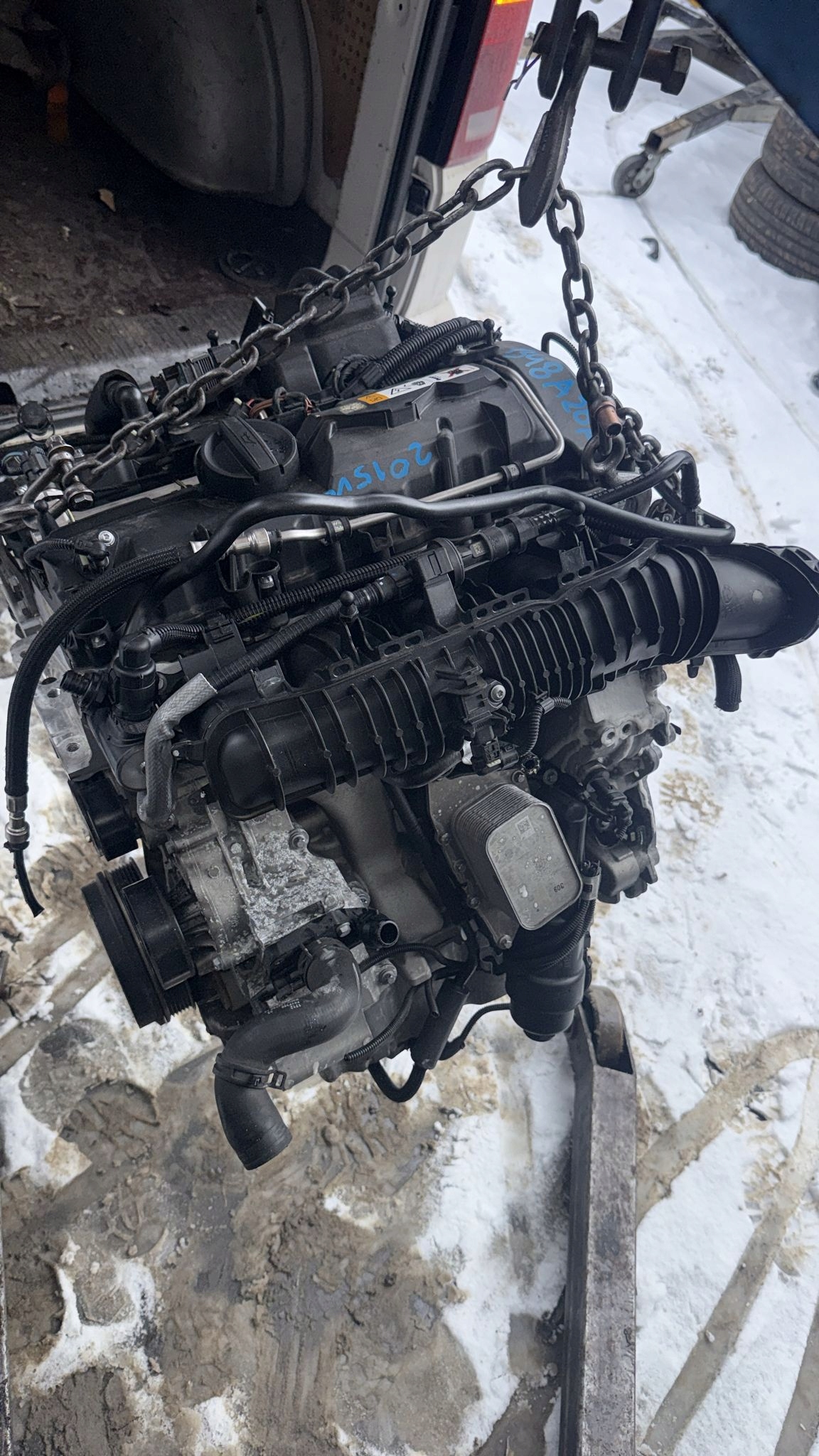 engine complete BMW 2015R B48A20A 56TYS KM