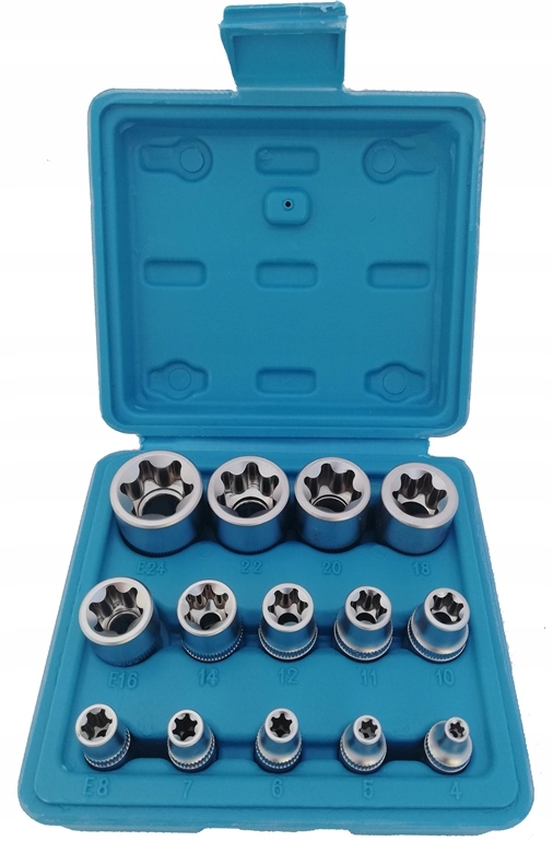 

Zestaw Nasadek Torx Wewnetrzny E4 E24 14SZT Torxy