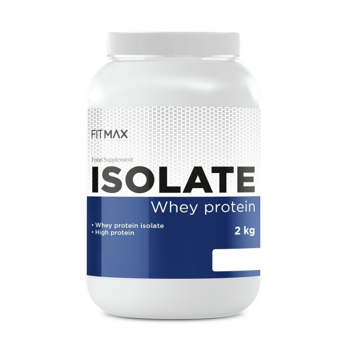 FitMax Isolate 2000 g Jahoda Bílkovina Wpi Izolát Síla Masa Socha Svaly