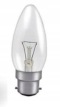 

Żarówka Angielska Świeczka B35 230V B22 40W Przezr