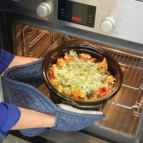 CROCK-POT Wolnowar 4,7L Dla 5 Osób Programowalny Timer Czarny — miniatura 3