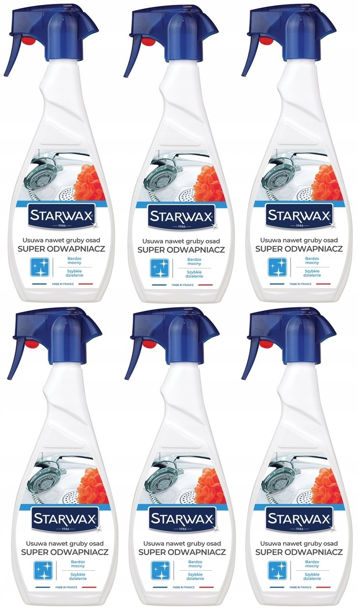 Levně 6xSTARWAX Odvápňovač 500 ML