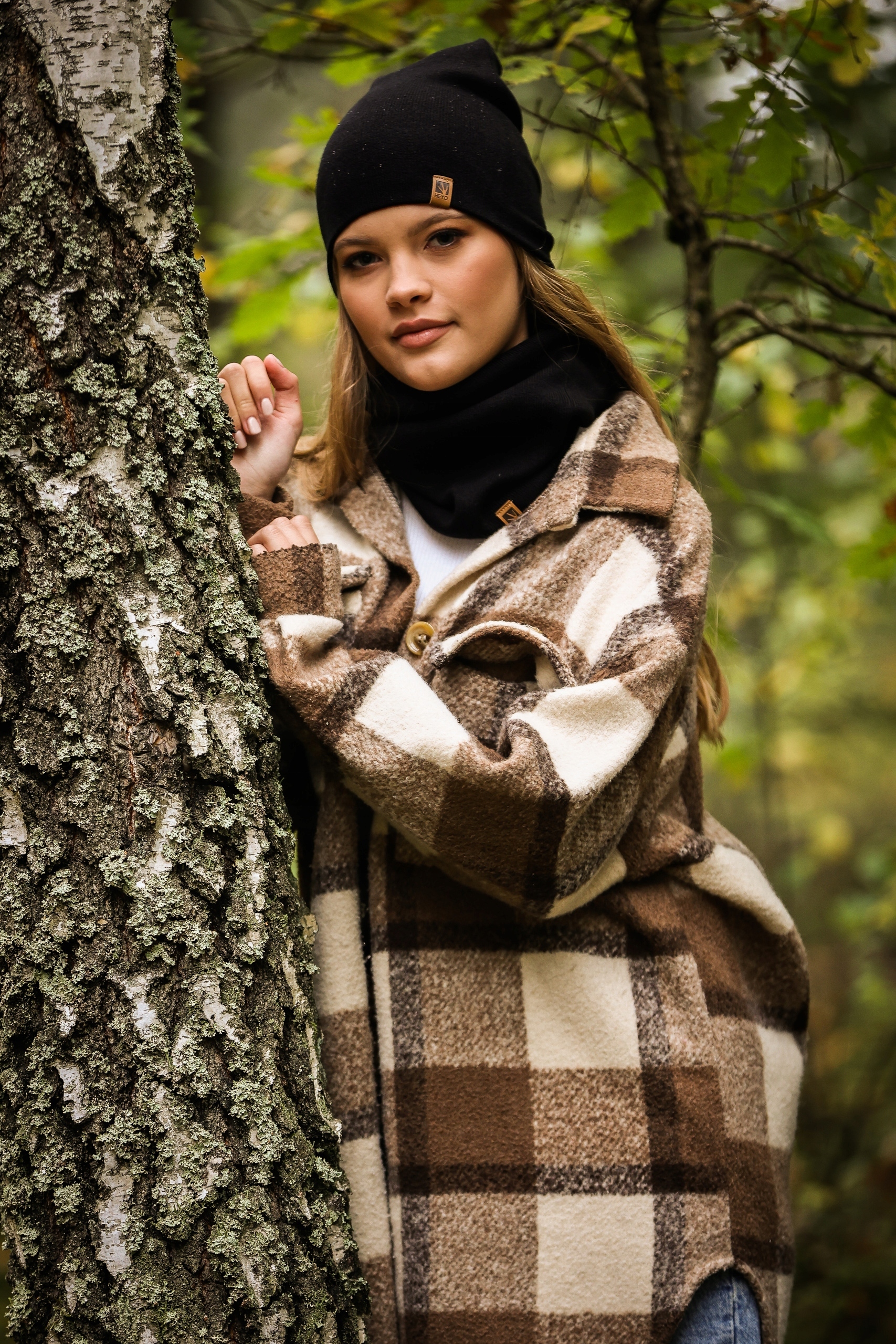 KOMPLET DAMSKI HEYO CZAPKA DAMSKA WIOSENNA + KOMIN Rozmiar uniwersalny