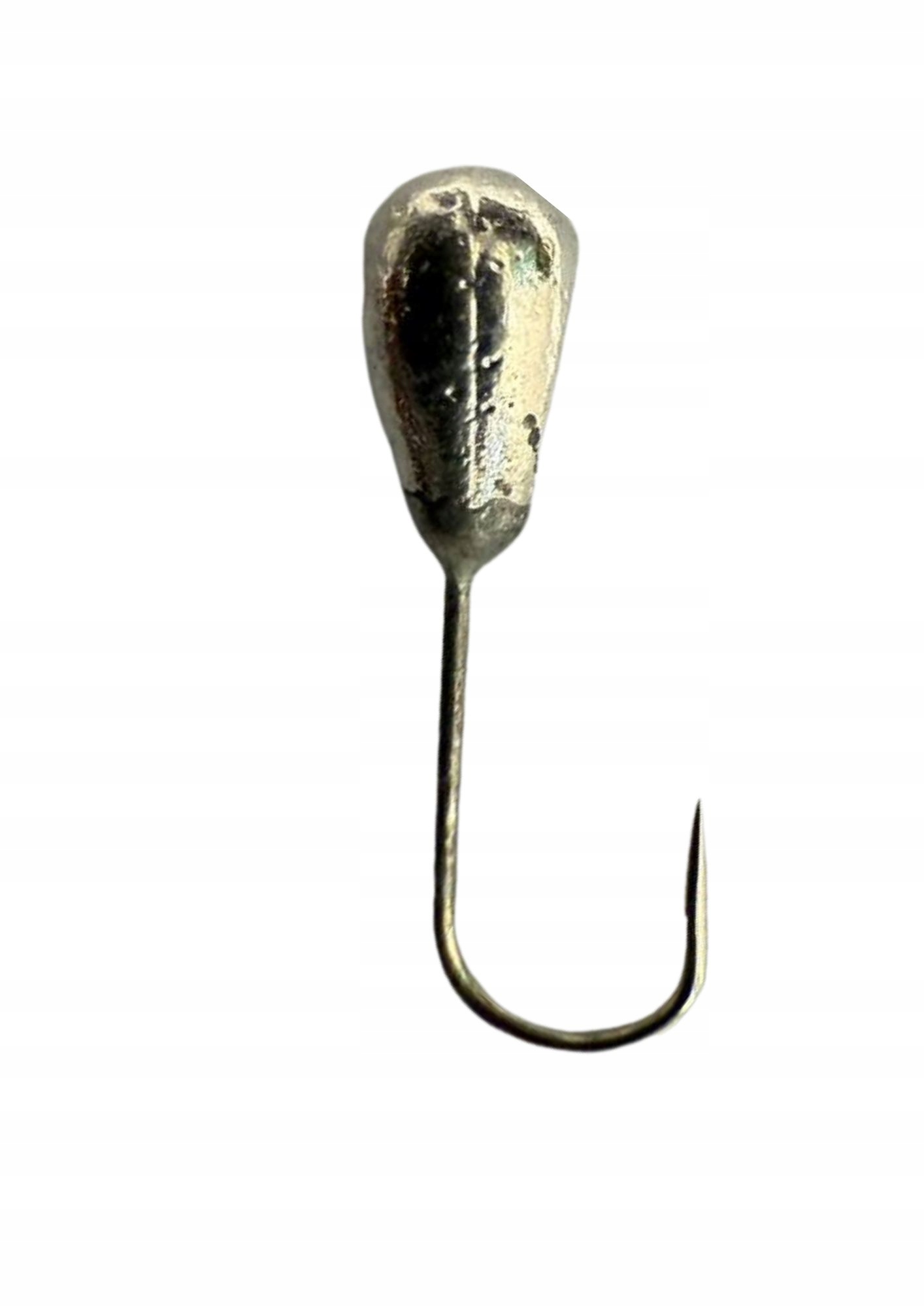 Mormyszka Wolframowa Srebrna Gładka Kropla 11 mm – O37