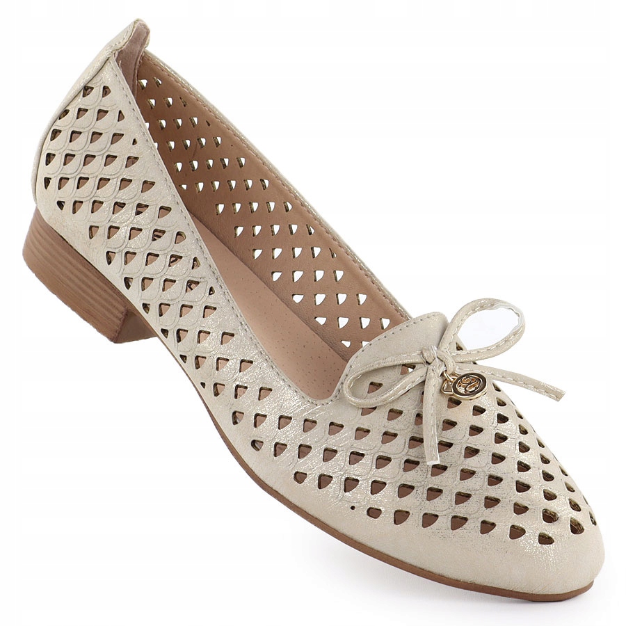 Polobotky lordsy ažur zlaté Jezzi 222-5 40