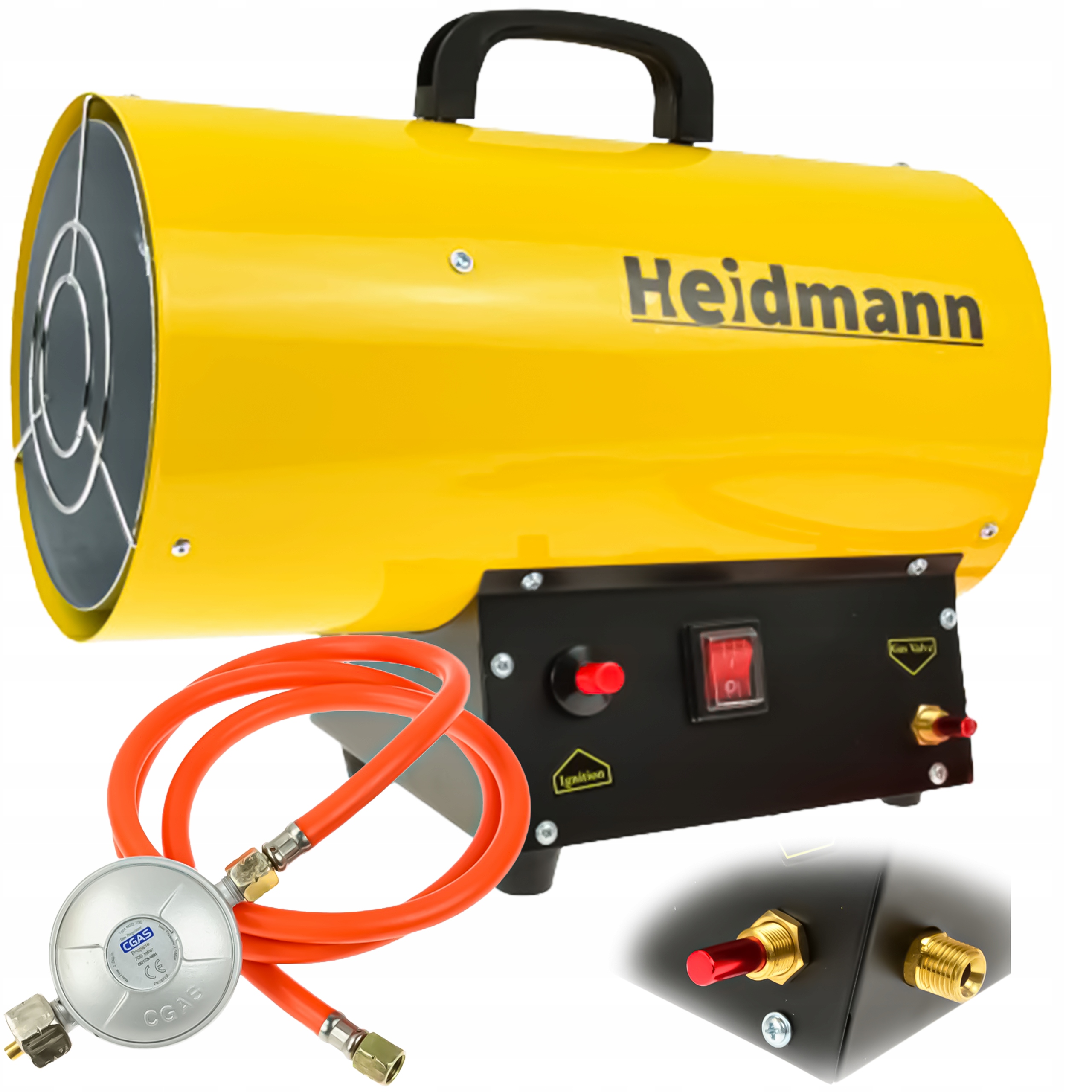 HEIDMANN газовий нагрівач з редуктором 20 кВт