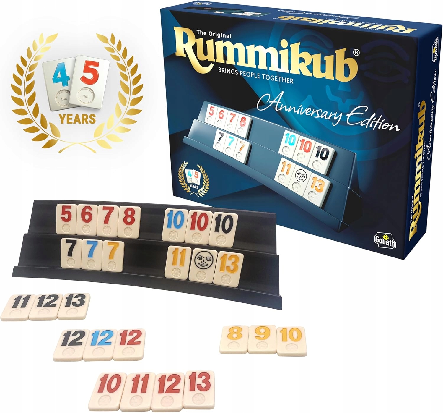 Rummikub Edycja Rocznicowa 45 Lat Gra Rodzinna Deluxe 2-4 Osoby