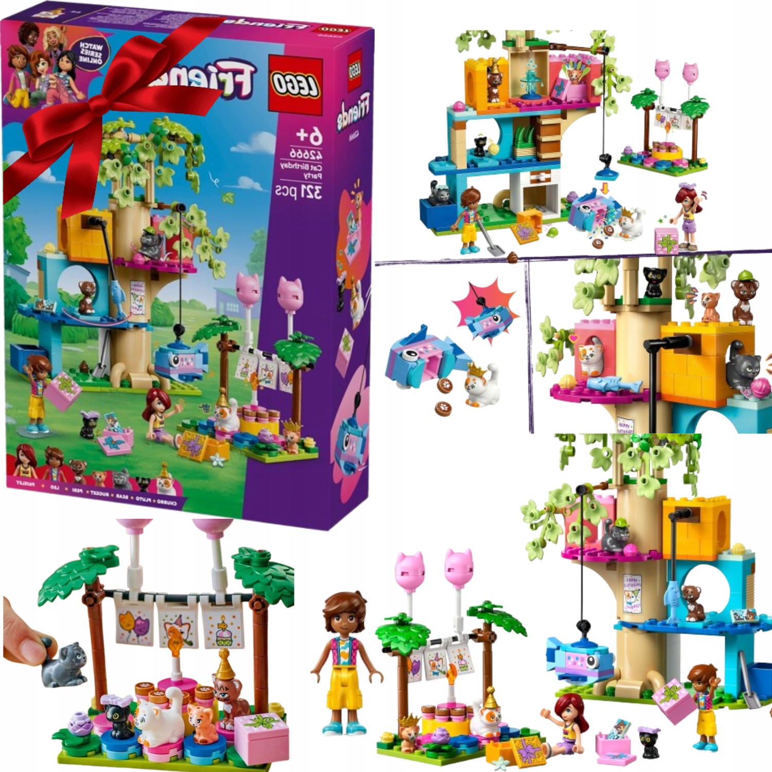 Lego Friends Domek Na Drzewie Koty Przyjaciele 42666 Klocki Dzieci
