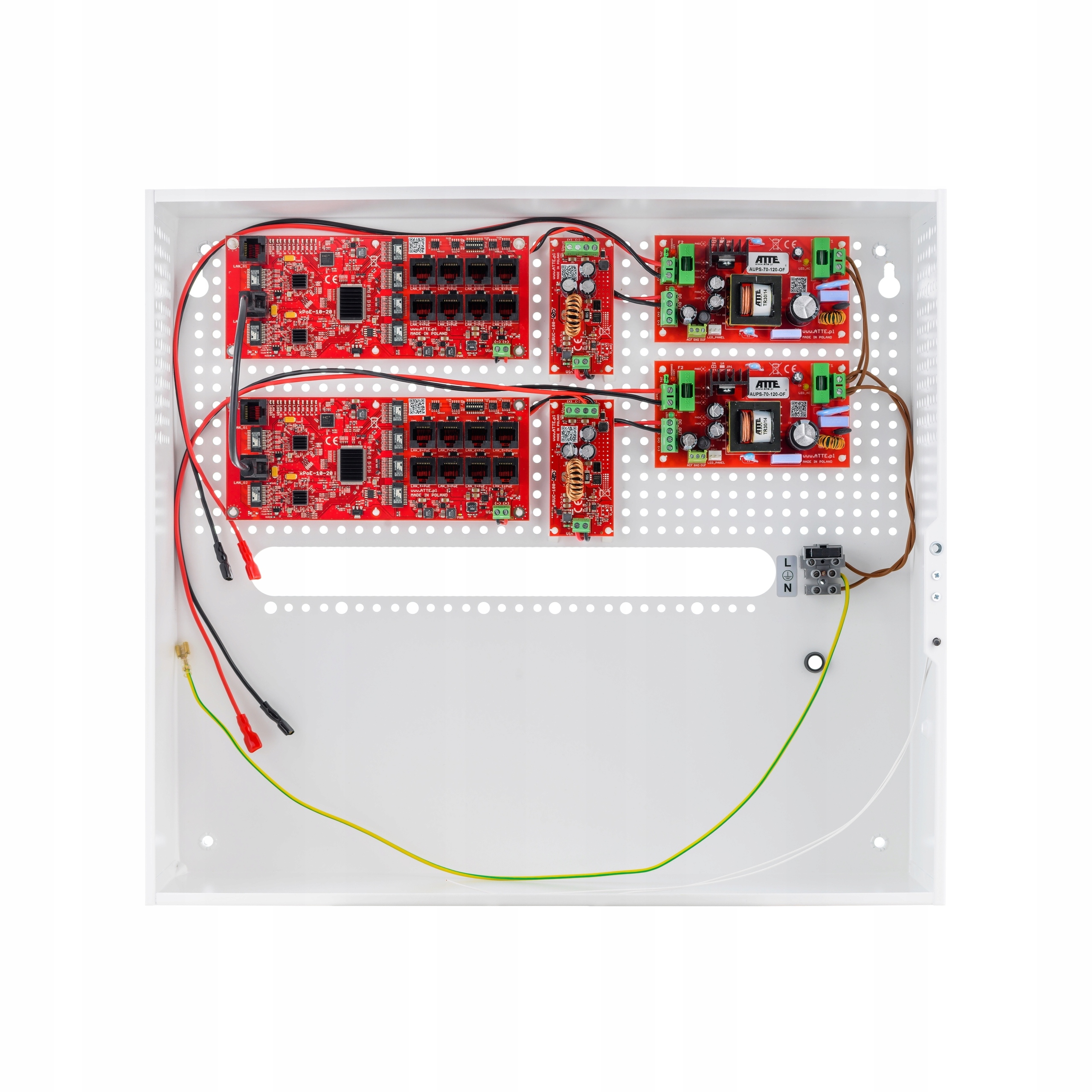 PoE prepínač pre 8 kamier IPUPS-8-20-R5U0 Atte
