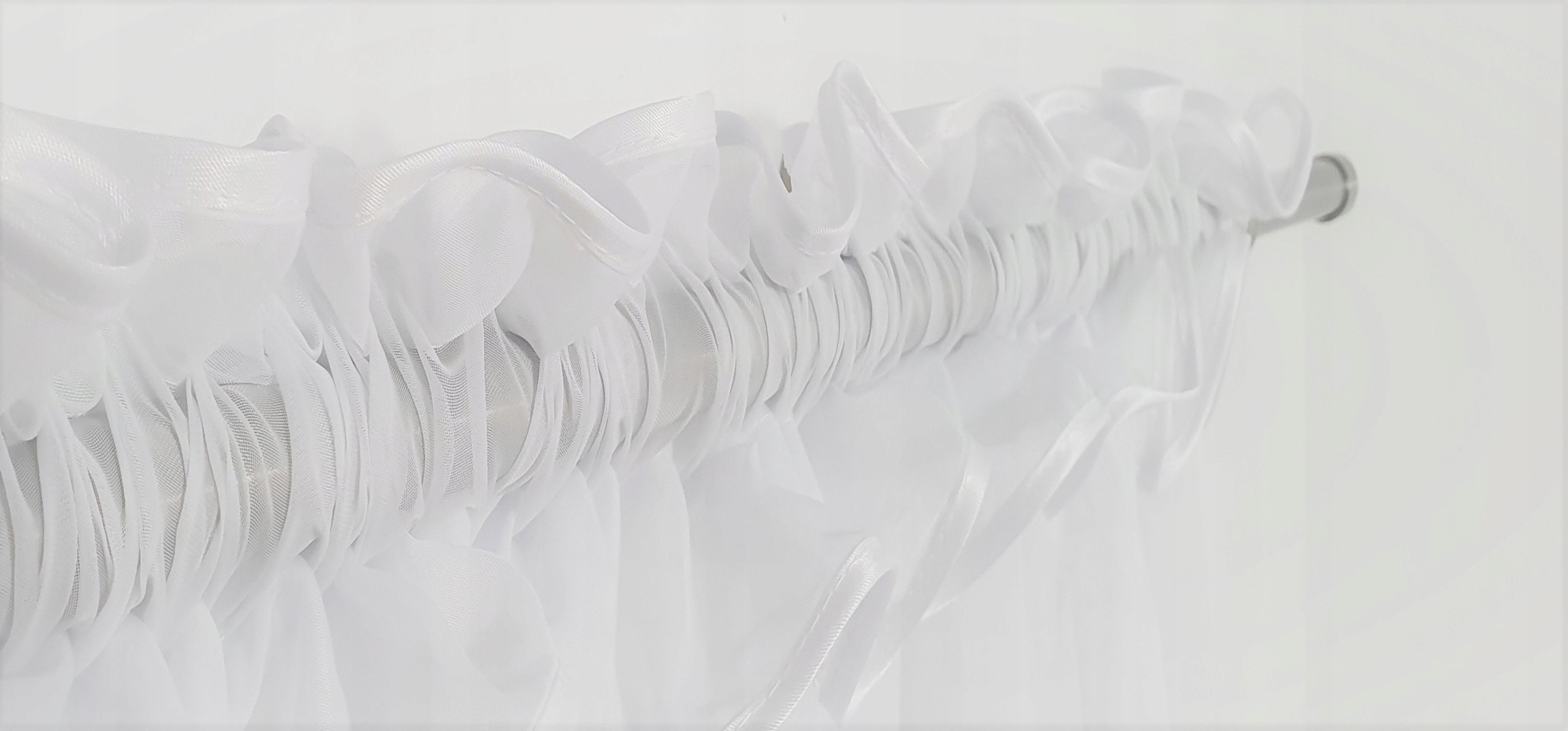 FIRANA PROSTA Z GIPIURĄ 500X140 FIRANY GOTOWE Materiał woal