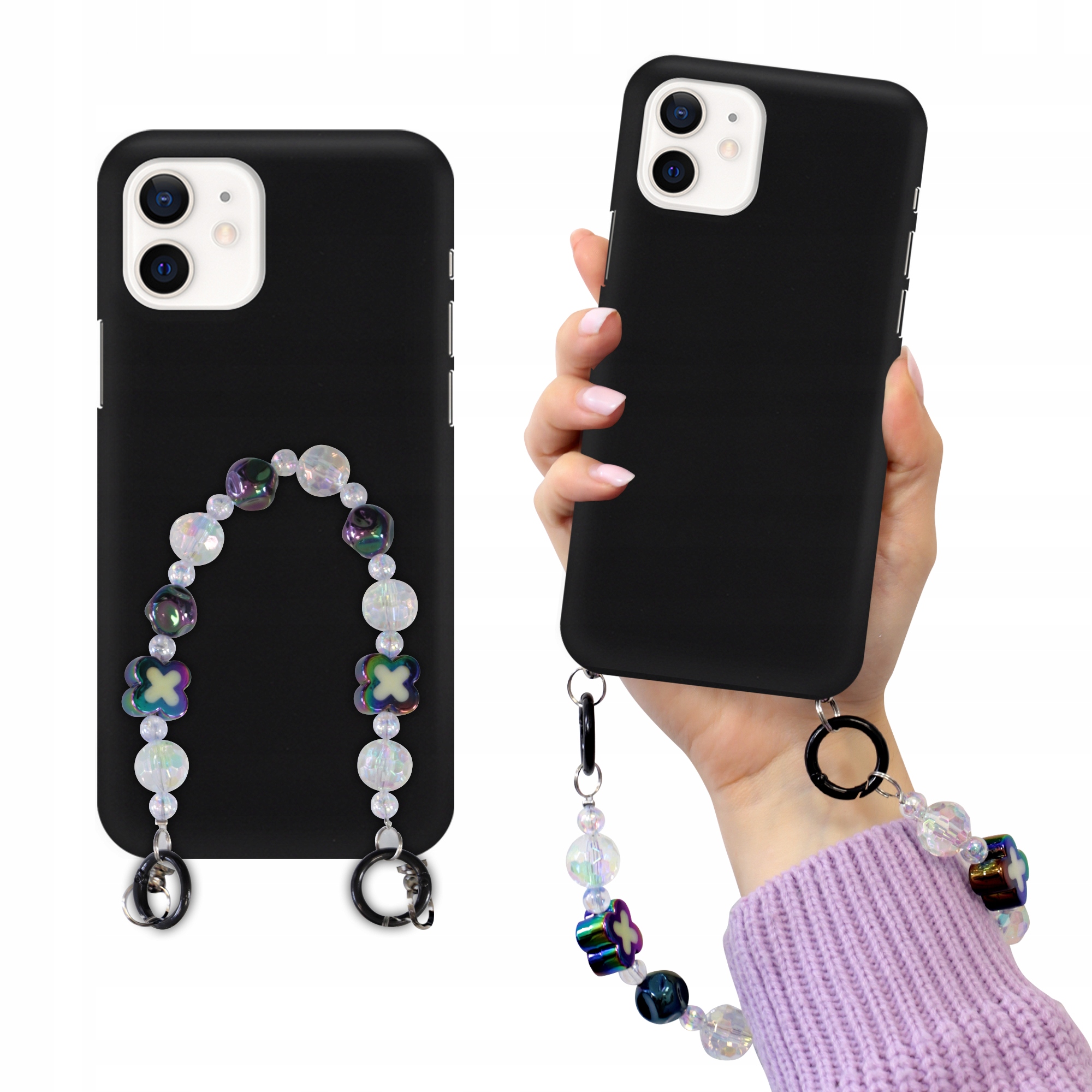 Pouzdro Matné Černé Pro Iphone 12 Blink Korale Holo