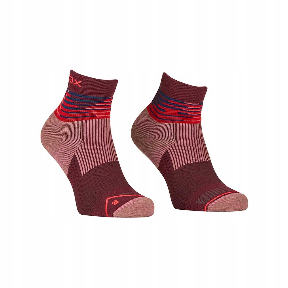 Skarpety Ortovox All Mountain Quarter Socks Women winetasting 39-41