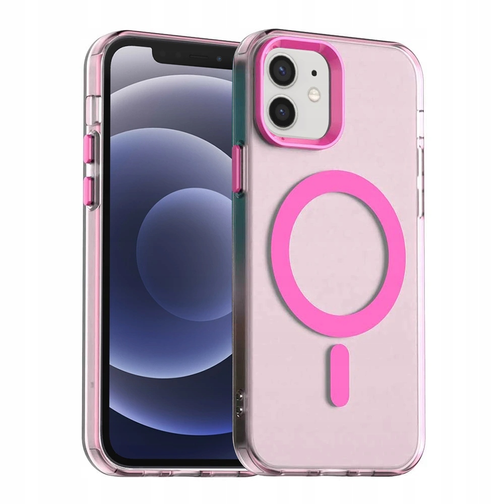 Techsuit – CandyCase MagSafe etui na iPhone 12 iPhone 12 Pro – różowe