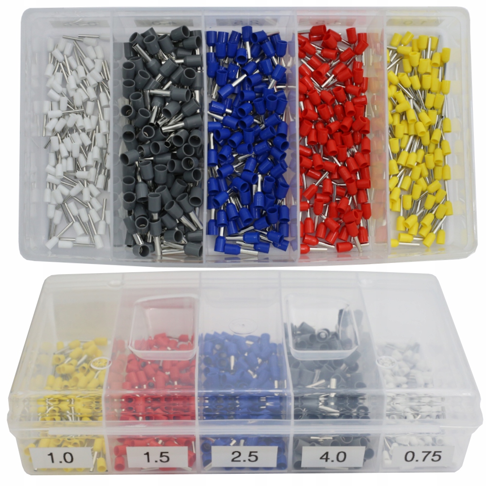 ORGANIZER TULEJEK IZOLOWANYCH 500x 075,1,1.5,2.5,4